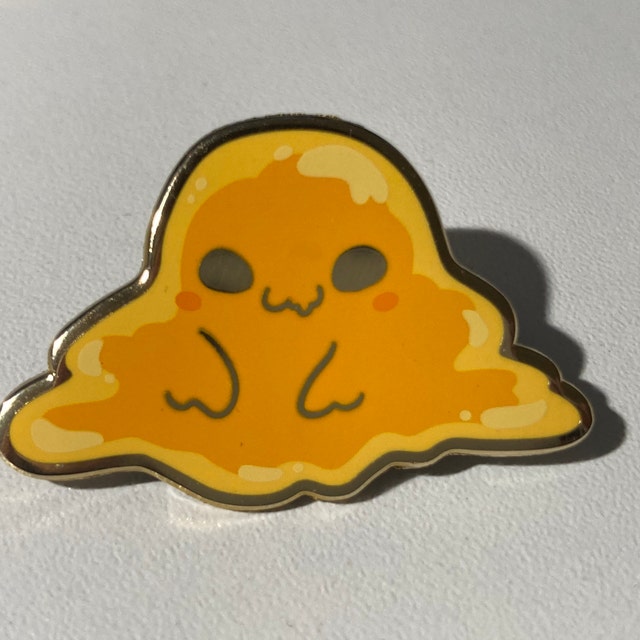 Tickle Monster SCP 999 Hard Enamel Gold Pin -  Finland