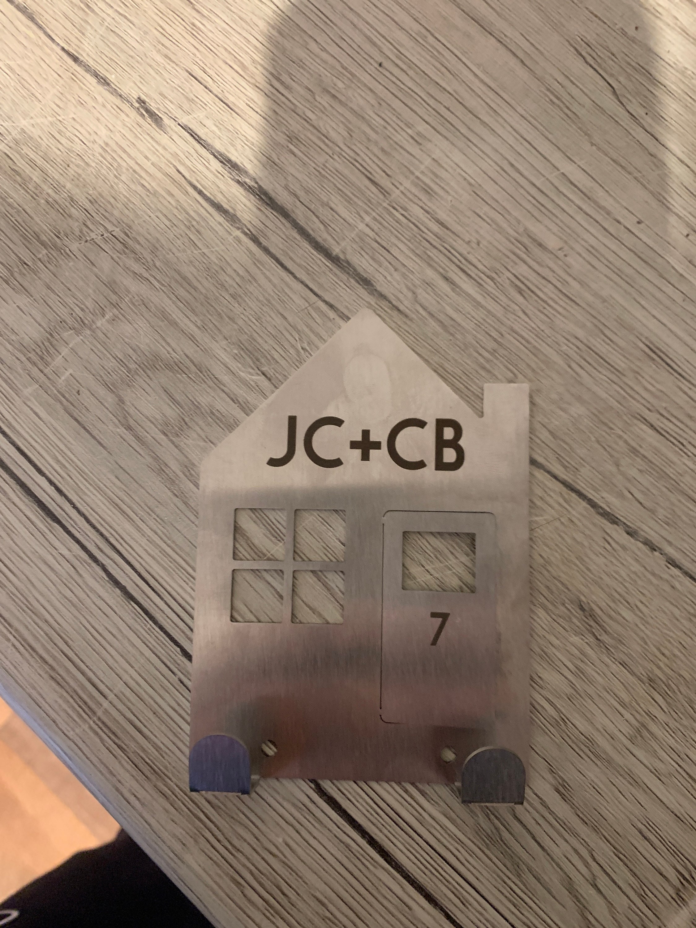 Personalised New Home Couples Key Holder