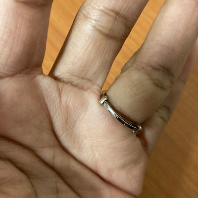 White Gold Filled Womens Ring Guard Adjuster Creates A Custom Fit - Etsy