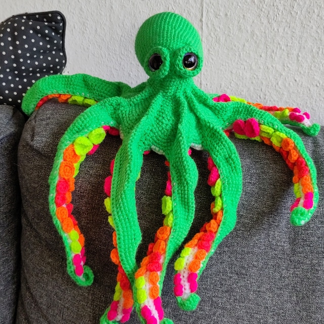 Realistic Octopus Crochet Pattern by Crafty Intentions DIGITAL PDF