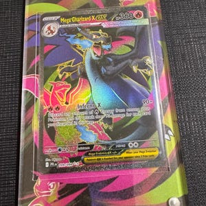 メガリザードンX ex sr カスタムポケモンカードディスプレイフレーム
