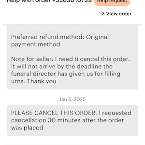 Comprador de Etsy ha añadido una foto de su compra