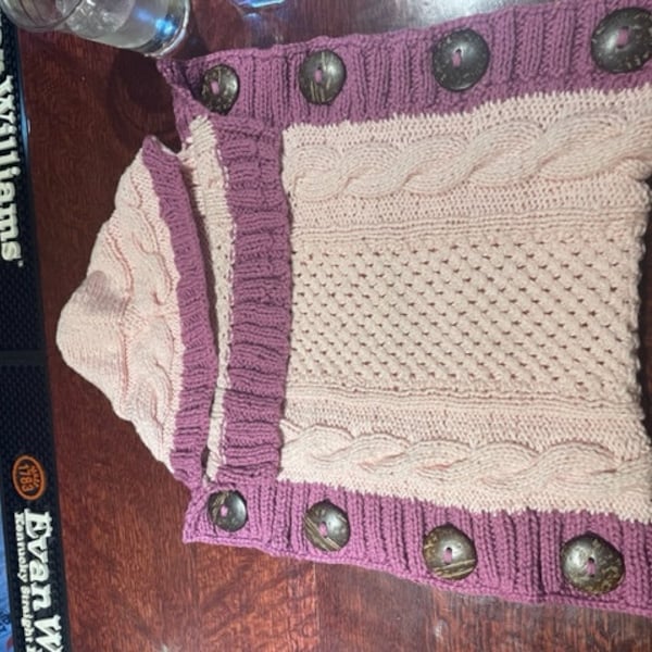 BABY COCOON Knitting Pattern - Sweet Snuggle Baby Cocoon Pdf Pattern ...