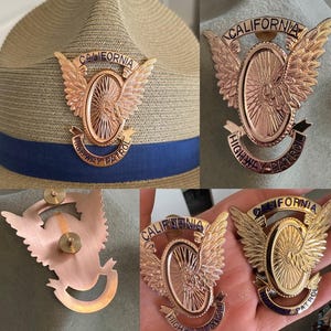 California Highway Patrol Cap Piece CHP - Etsy