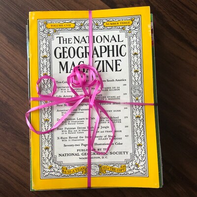Random National Geographic Magazine From The 1980s To 2020s – No Duplicates, Each One A Surprise!