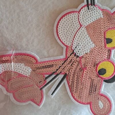 Toppa Testa Di Leopardo Paillettes: Applique Ricamata Da Cucire Per Personalizzare Abiti