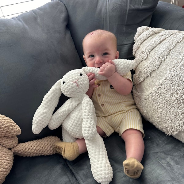 The Boho Bunny Stuffie Crochet Pattern | Rabbit Crochet Pattern ...