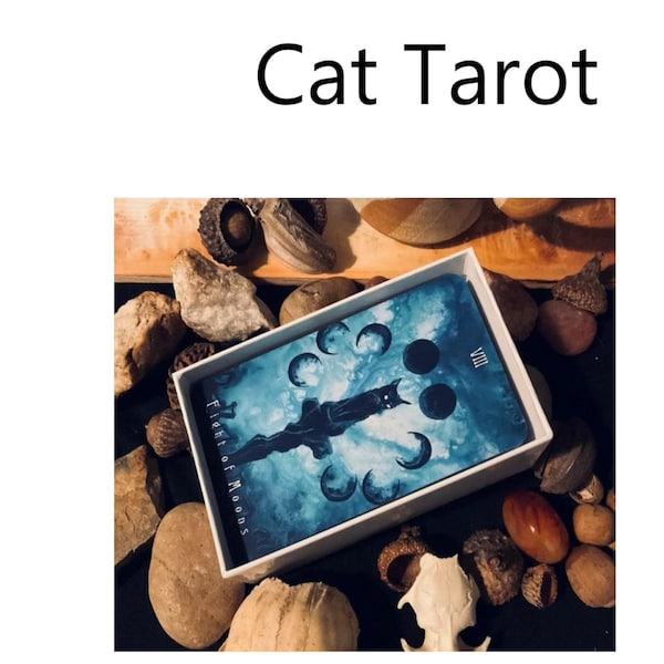Haunted Cat Tarot Guidebook - Digital PDF Download - Companion Book ...