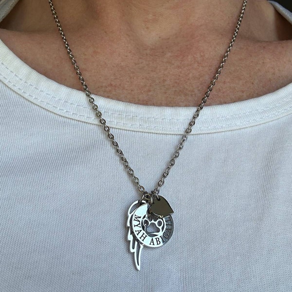 Rainbow Bridge Dog Necklace Loss of Dog Cat Memorial Jewelry Cat Dog ...