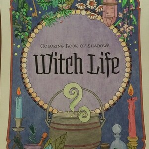 Download Coloring Book Of Shadows Vol 1 5 Printable Pdf Grimoire Etsy