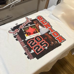 Custom Senior Graduation Template | Personalized Class of 2025| High School Grad Gift | Custom Senior Shirt | Canva Template for Senior 2025