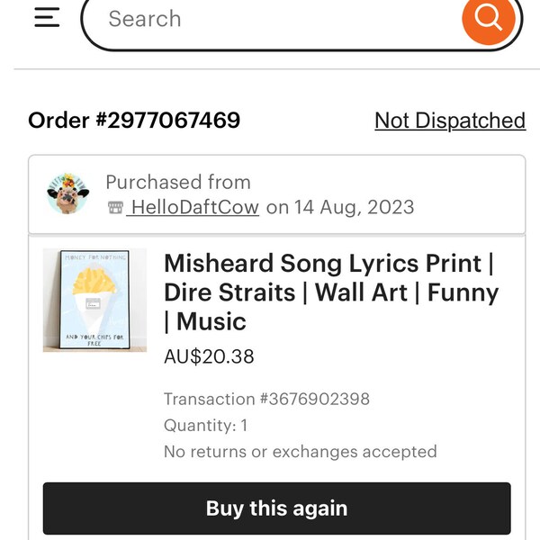 Misheard Song Lyrics Print | Dire Straits | Wall Art | Funny | Music - Etsy
