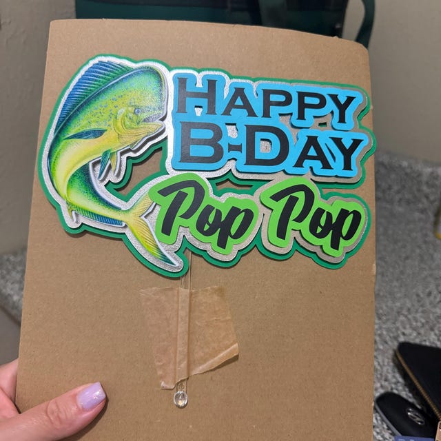 Mahi Mahi / Dolphin Fishing Topper - Etsy