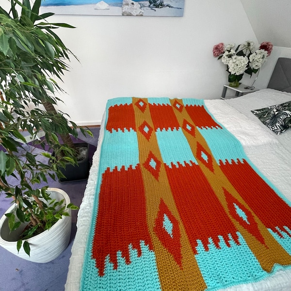 RETIREMENT SALE *** Vintage Crochet Pattern Navajo Indian Native ...