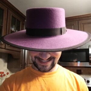 Bolero Hat the HODGE Black Wool Felt 