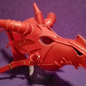Dragon Mask Pattern Set DIY Pattern Pdf Download Video | Etsy
