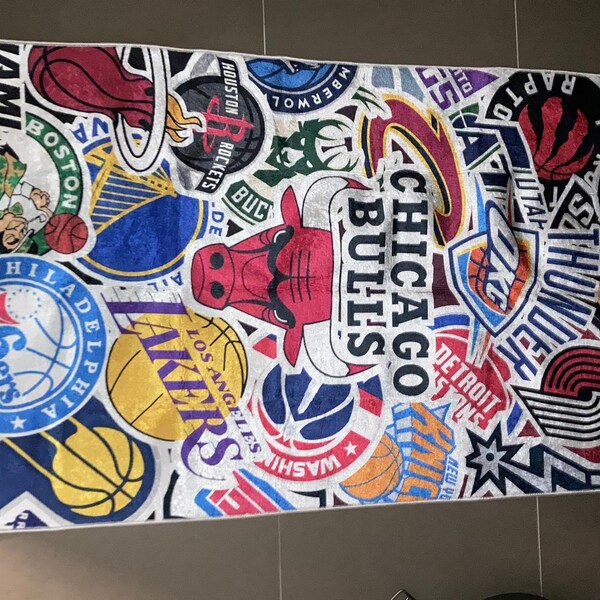 Tapis De Basket-ball De Sport 3D Lettres De Graffiti Tapis De Porte Ado Tapis De Basket-ball De Sport 3D Lettres De Graffiti Tapis De Porte Ado