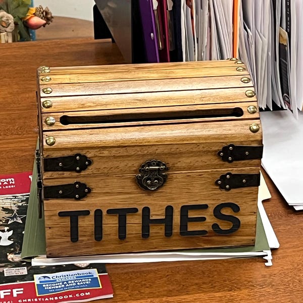 Church Offering Box, Tithe Box, Church Collection Box With Lock Option ...