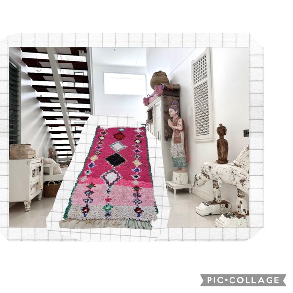 Grand Tapis Marocain Boujaad - Laine - Coloré - 8x10 Ft - Neuf - The Modern Rug 2000