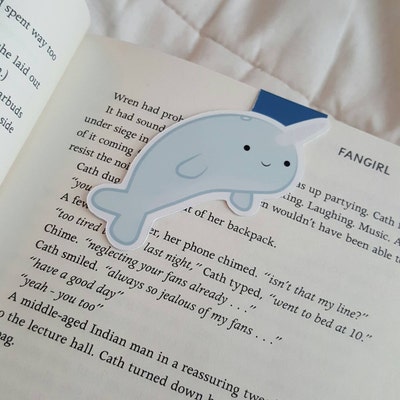 Narwhal Magnetic Bookmark jumbo - Etsy
