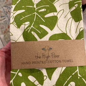 Flour Sack Towel Hand Printed Rabbit Natural Cotton Towel - Etsy