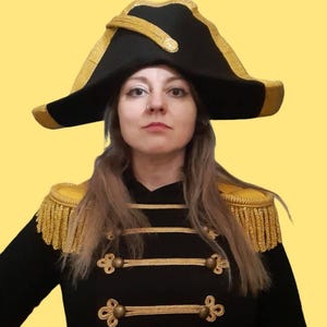 3 pcs Teal/Black Medusa design brocade Waistcoat With self  tie cravat & tiepin