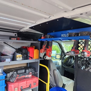 Work Truck Tool Storage Rack With Bar Job Trailer Tool Organization - Etsy