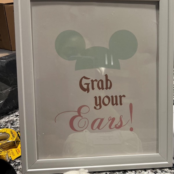 Printable Disneyland Birthday Sign, Mickey Birthday, Disneyland Party ...