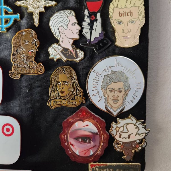 BG3 Companion Approval Badge Enamel Pins | Astarion, Karlach, Gale ...