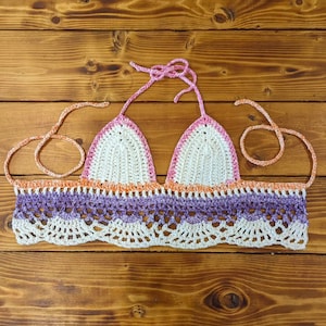 Summer Bralette Crochet PDF Pattern ONLY Read ALL Item Description ...