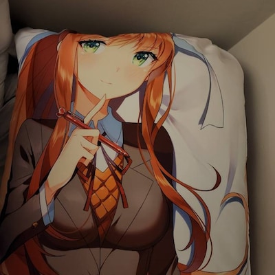 Monika Doki Doki Literature Club Dakimakura Pillowcases - Etsy