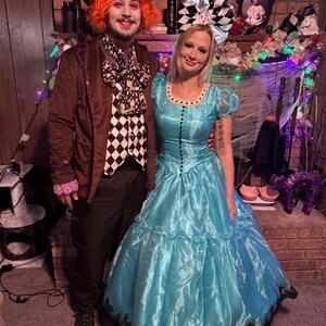 Alice Dress Alice in Wonderland Blue Dress Cosplay Costume Adult