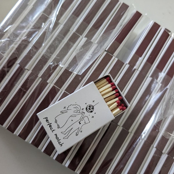 Your Own Design Wedding Matchboxes - Custom Made 