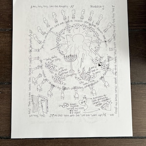 Bible Doodle Study Packet for Revelation 1-3- Christ and the Churches ...