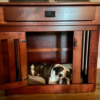 Picture Idea: Rustic Dog Bed Medium Size Dog Crate For Hunting Cabin