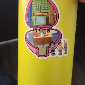 Bobs Burger Polly Pocket Sticker | Waterproof Sticker | Vinyl Sticker ...