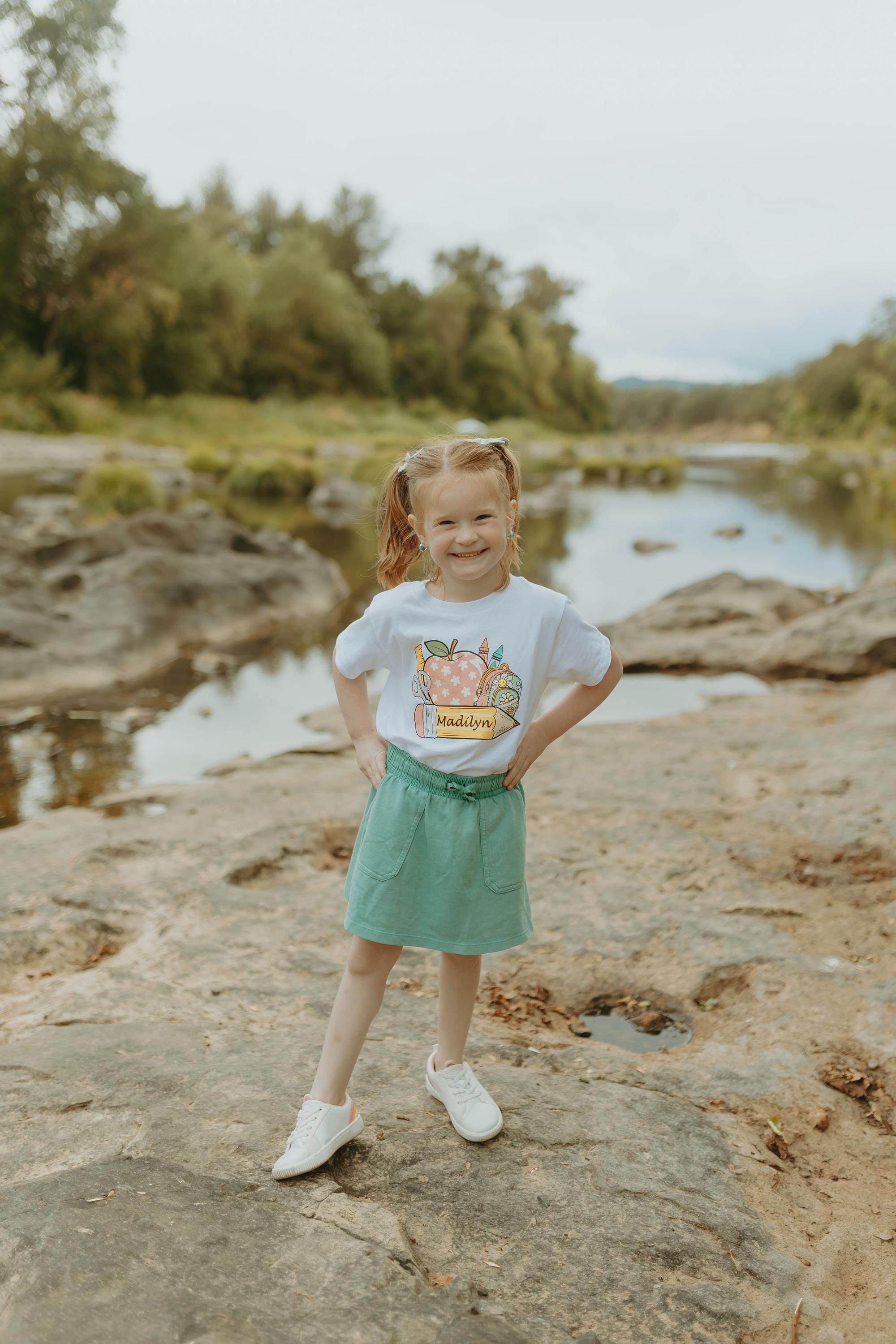 Personalized Back To School Shirt,First Day If School Shirt,Custom Back To School Shirt,Back to school gift,Personalized Kindergarten Shirt