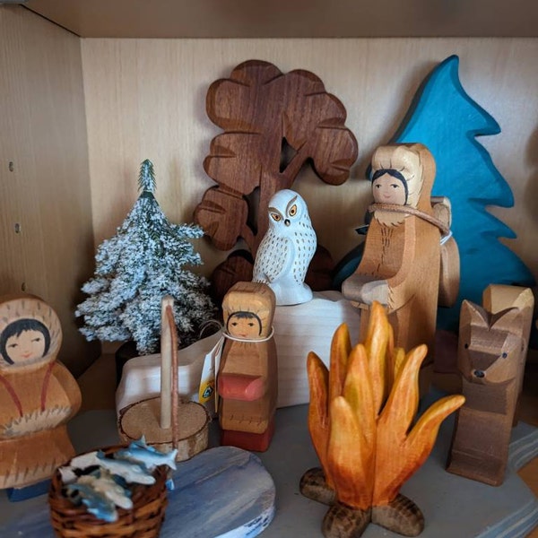 Wooden Noah's Ark With Animals Figures | Montessori and Waldorf Toys ...
