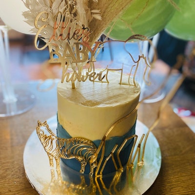 Cake Topper Animales Nórdicos Candy Bar Baby Shower Zorro En Venta En Tres De Febrero Bs.As. G.B...