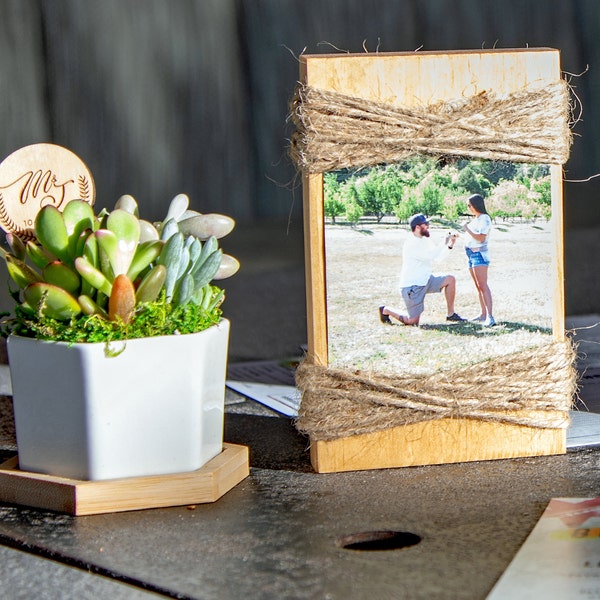 Mini Rustic Picture Frames Mini Rustic Frames-wallet Sized Photos - Etsy