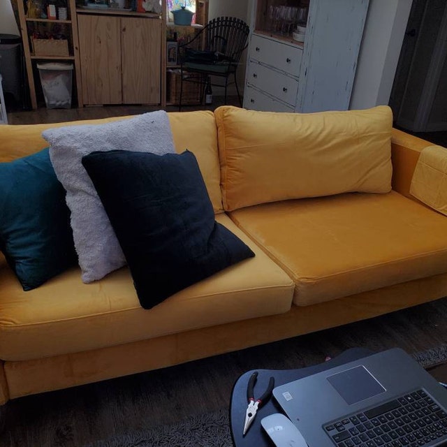 IKEA イケア　三人掛ソファ　カルルスタード IKEA イケア ソファ 三人掛 カルルスタード - メルカリ