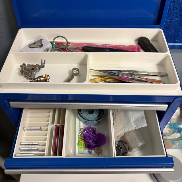 Kobalt Mini Toolbox Organizing Inserts for Sewing - Fully Enclosed