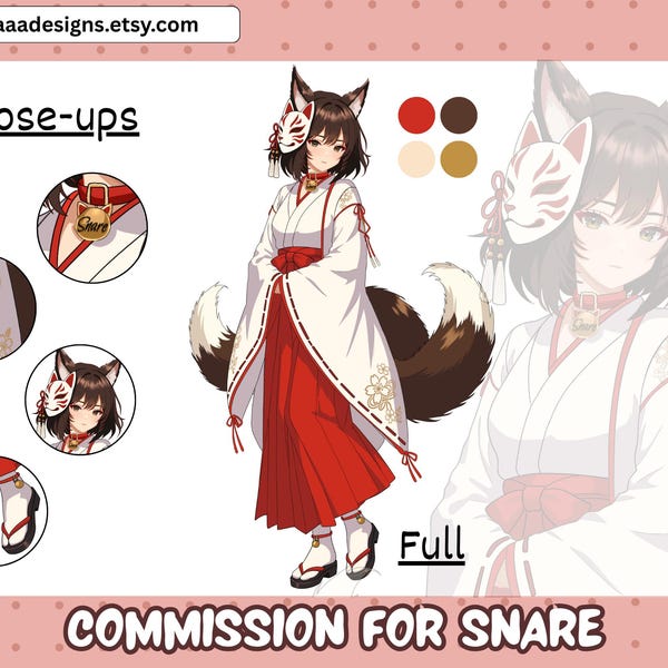 Animation Oc Design Custom Anime Character OC Art Commission | Hand-drawn (digital) - Etsy