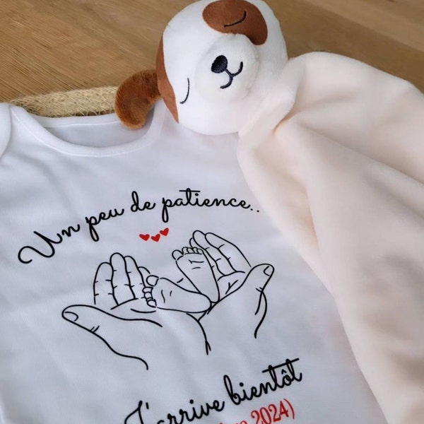 Body Bébé Personnalisé « J'peux Pas, J'ai Bêtise Avec Mon Parrain » - Taille 9 Mois - Blanc