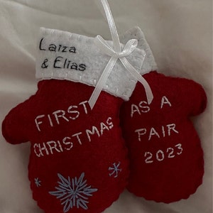 Newlywed Ornament Personalized, Wedding Ornament, Custom Married ...