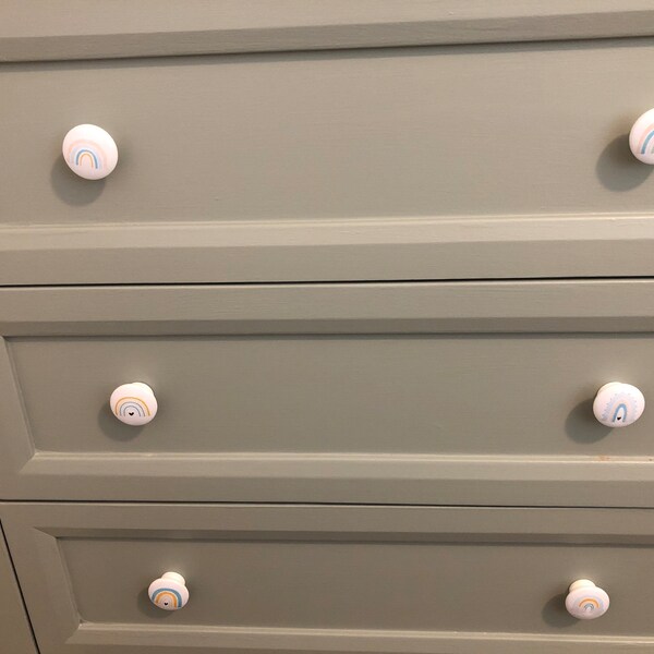 Set of 8, Vintage Thread Spool Sewing Knobs, Natural Wood Finish ...