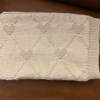 Heart to Heart Baby Blanket Knitting Pattern – Easy & Quick Knit ...