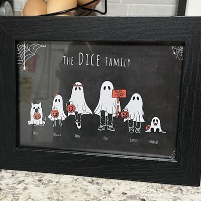 Personalized Horror Family Metal Sign - Halloween Gift Idea For Family - main image 1