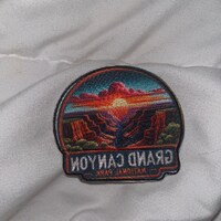 Cute-Patch Grand Canyon National Park Embroidered Patches Outdoor Hiking Backpack DIY