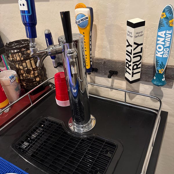 Tap Handle Wall Display (rack) - Holds 9 Tap Handles - 36